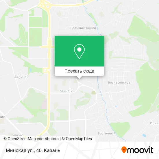 Карта Минская ул., 40
