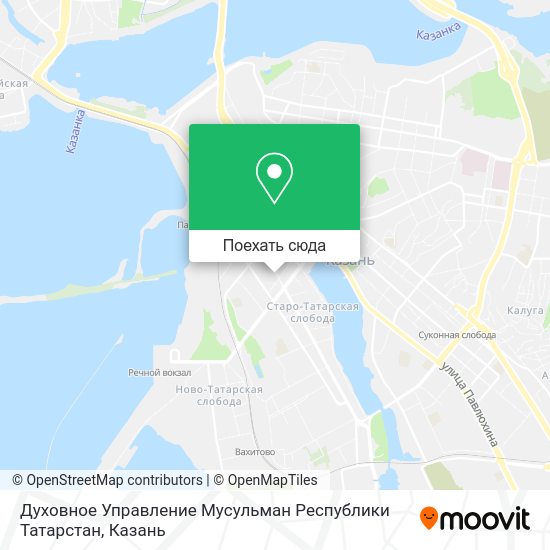 Карта Духовное Управление Мусульман Республики Татарстан