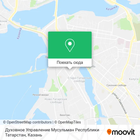 Карта Духовное Управление Мусульман Республики Татарстан