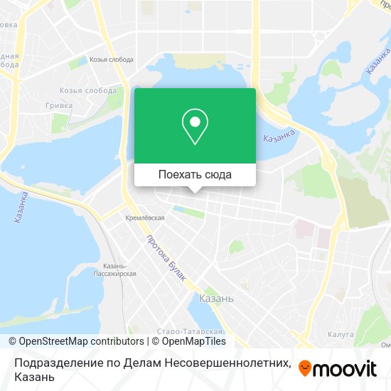 Карта Подразделение по Делам Несовершеннолетних