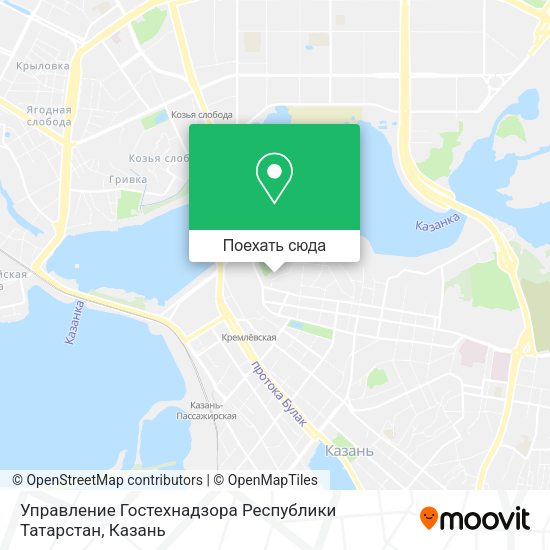 Карта Управление Гостехнадзора Республики Татарстан