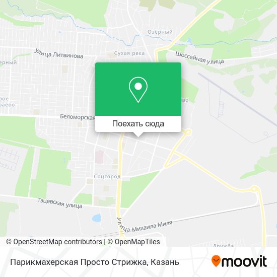 Карта Парикмахерская Просто Стрижка