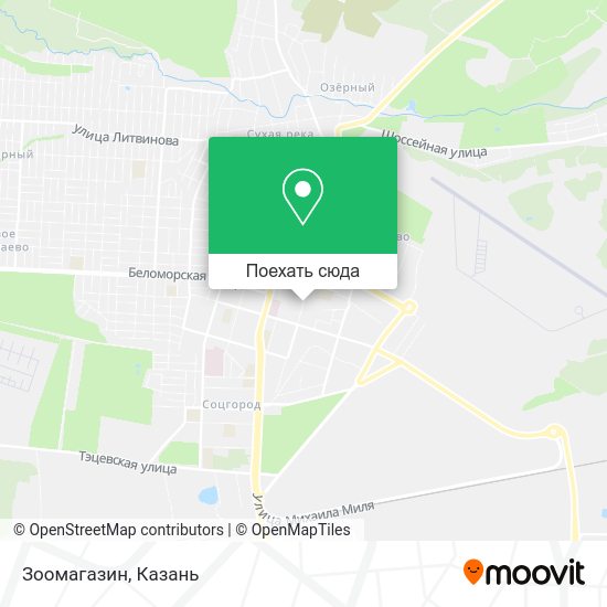Карта Зоомагазин