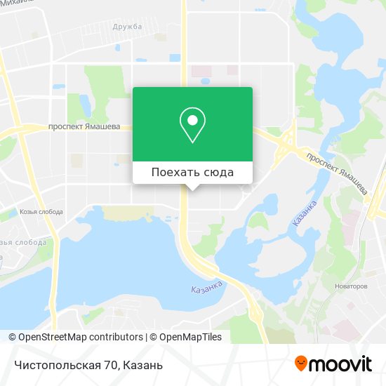 Карта Чистопольская 70