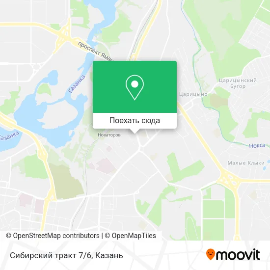 Карта Сибирский тракт 7/6