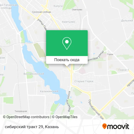 Карта сибирский тракт 29
