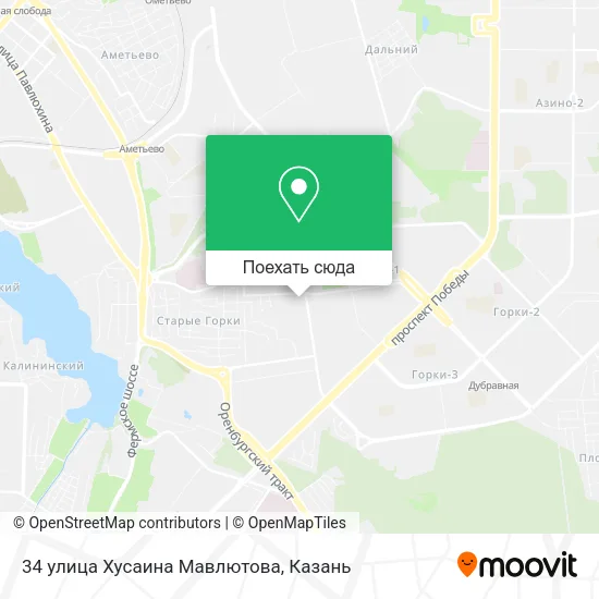 Карта 34 улица Хусаина Мавлютова