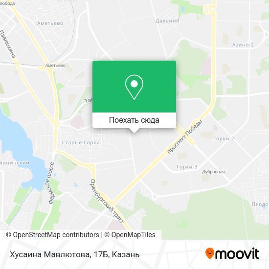 Карта Хусаина Мавлютова, 17Б
