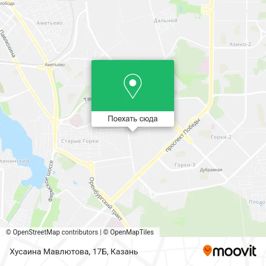 Карта Хусаина Мавлютова, 17Б