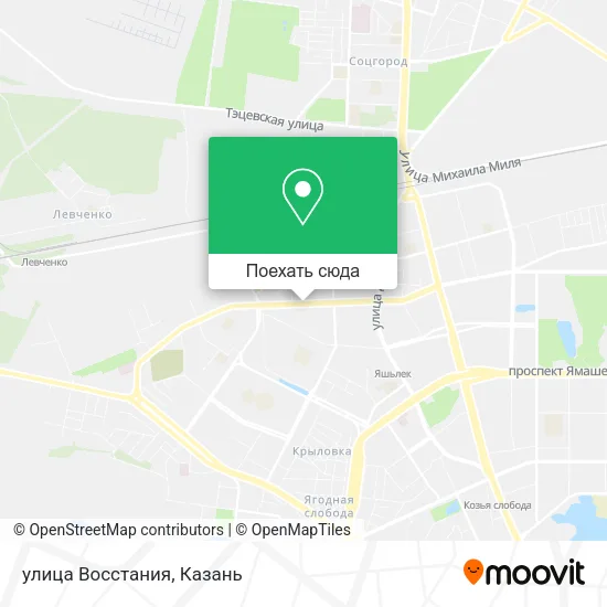 Карта улица Восстания