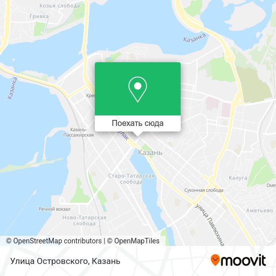 Карта Улица Островского
