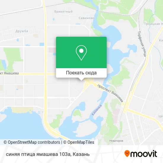 Карта синяя птица ямашева 103а