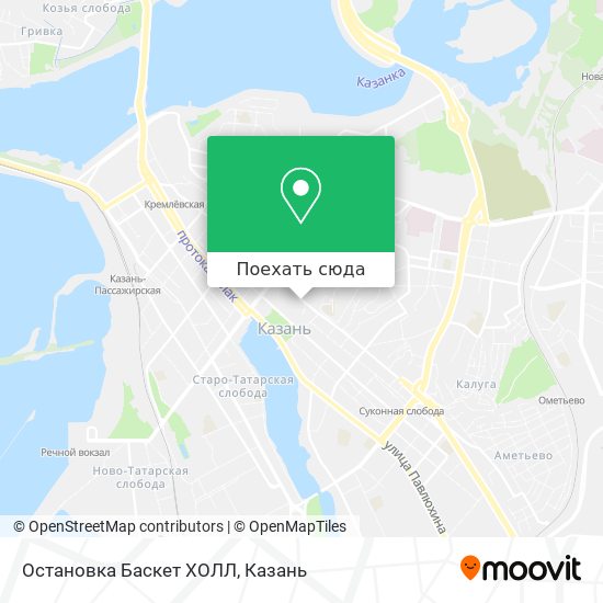 Карта Остановка Баскет ХОЛЛ