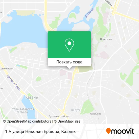 Карта 1 А улица Николая Ершова