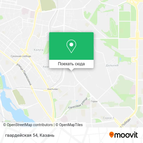 Карта гвардейская 54