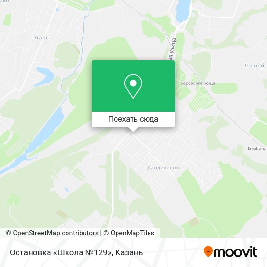 Карта Остановка «Школа №129»