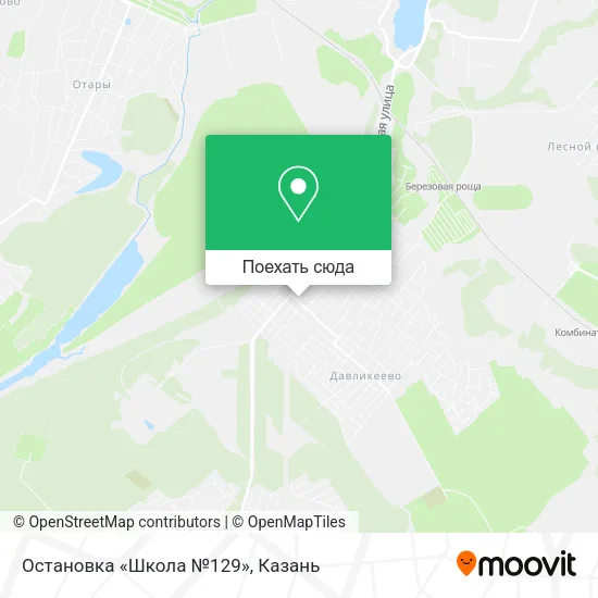 Карта Остановка «Школа №129»