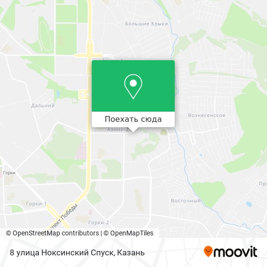 Карта 8 улица Ноксинский Спуск