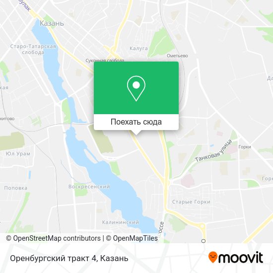 Карта Оренбургский тракт 4