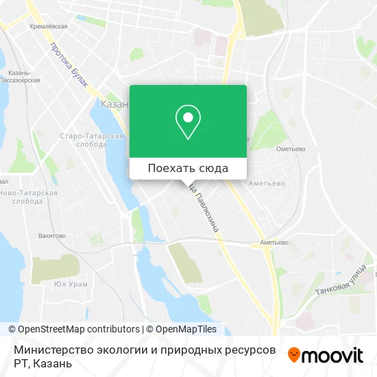 Карта Министерство экологии и природных ресурсов РТ