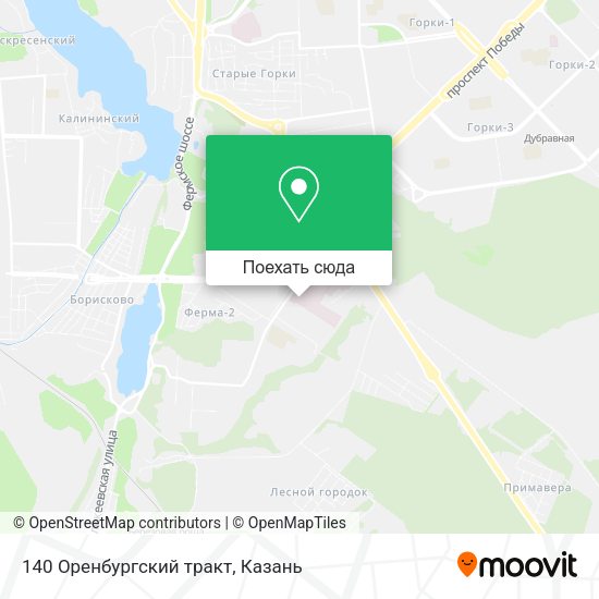 Карта 140 Оренбургский тракт