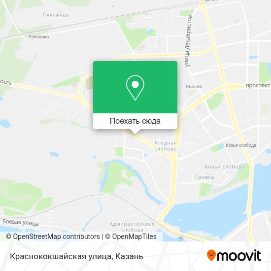 Карта Краснококшайская улица