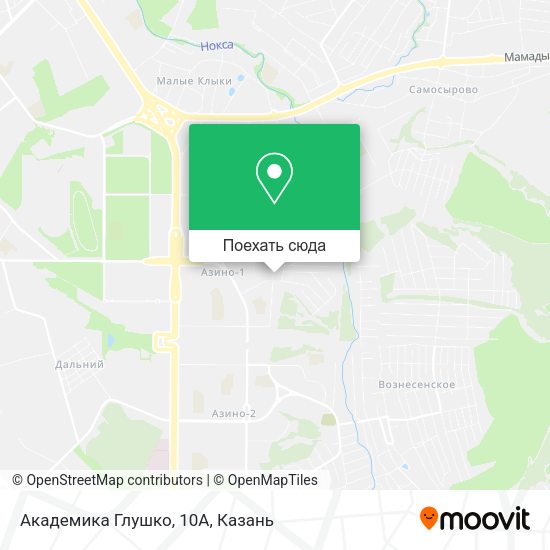 Карта Академика Глушко, 10А