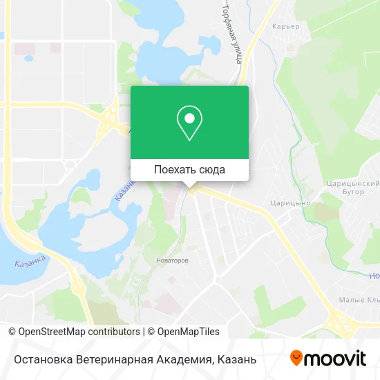 Карта Остановка Ветеринарная Академия