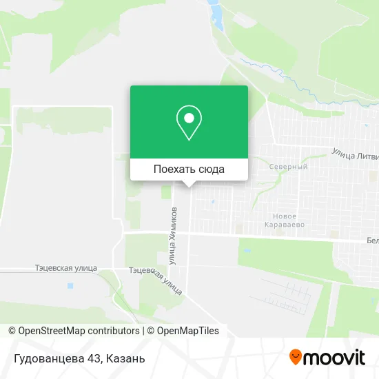 Карта Гудованцева 43