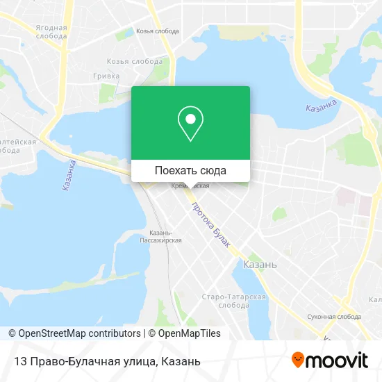 Карта 13 Право-Булачная улица