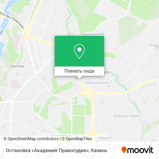 Карта Остановка «Академия Правосудия»