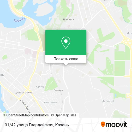 Карта 31/42 улица Гвардейская