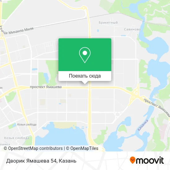 Карта Дворик Ямашева 54