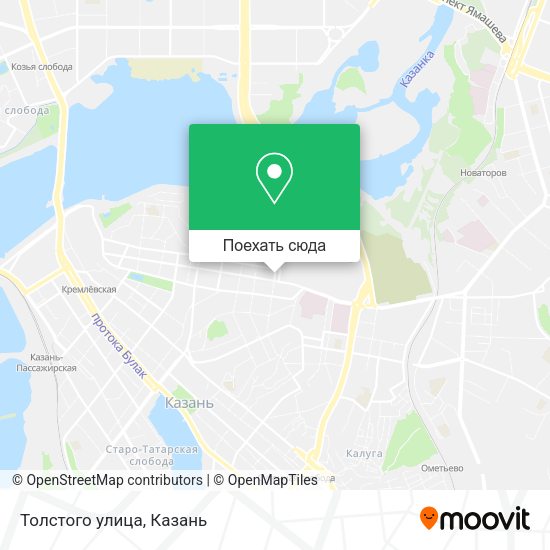 Карта Толстого улица
