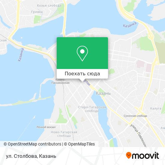 Карта ул. Столбова
