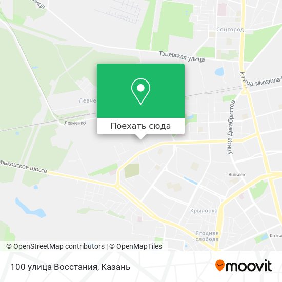 Карта 100 улица Восстания