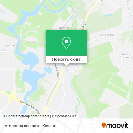 Карта столовая кан авто