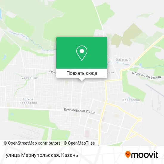 Карта улица Мариупольская