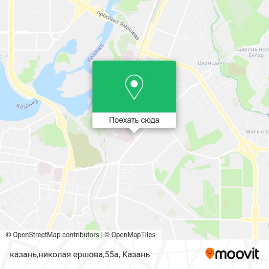 Карта казань,николая ершова,55a