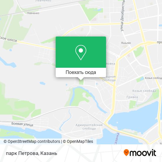 Карта парк Петрова