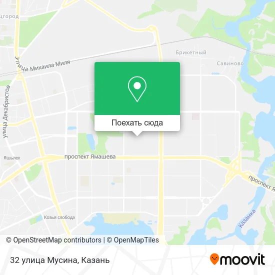 Карта 32 улица Мусина