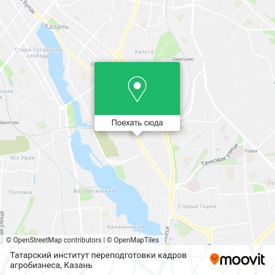Карта Татарский институт переподготовки кадров агробизнеса
