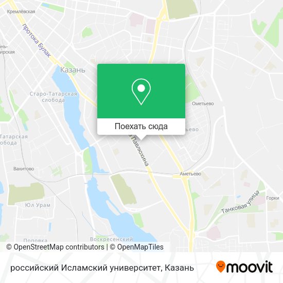 Карта российский Исламский университет