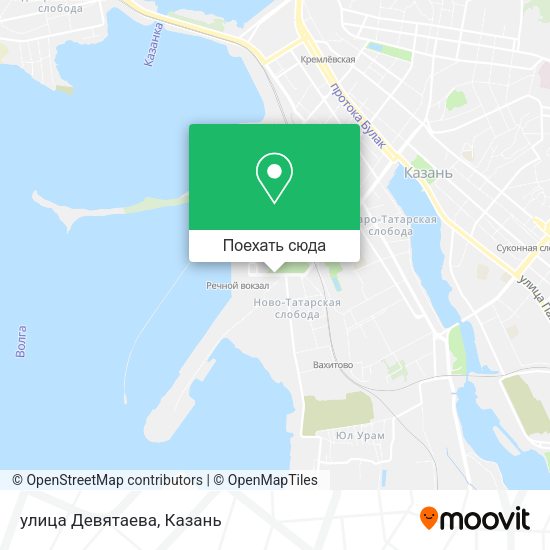 Карта улица Девятаева