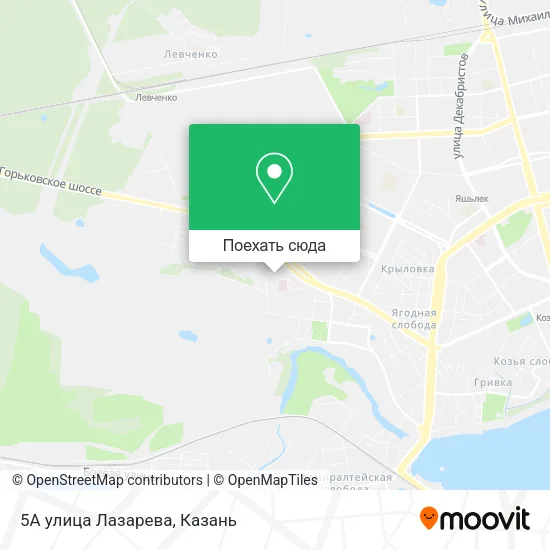 Карта 5А улица Лазарева