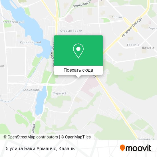 Карта 5 улица Баки Урманче