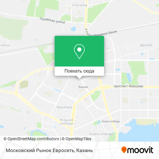 Карта Московский Рынок Евросеть