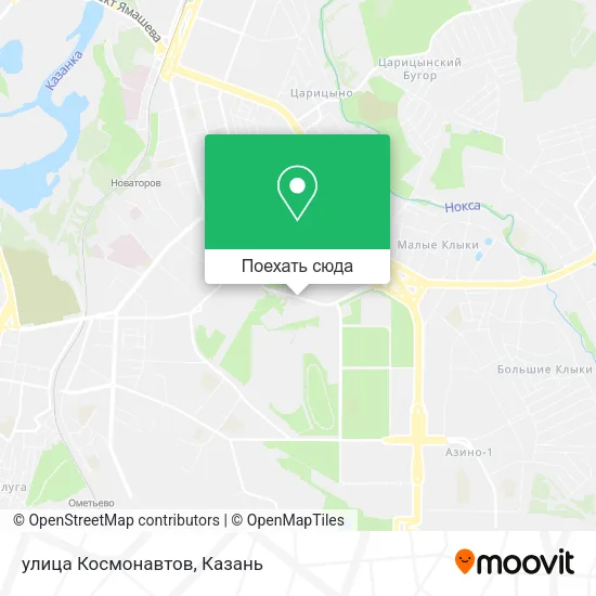 Карта улица Космонавтов