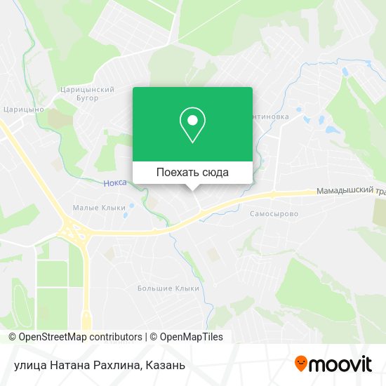 Карта улица Натана Рахлина