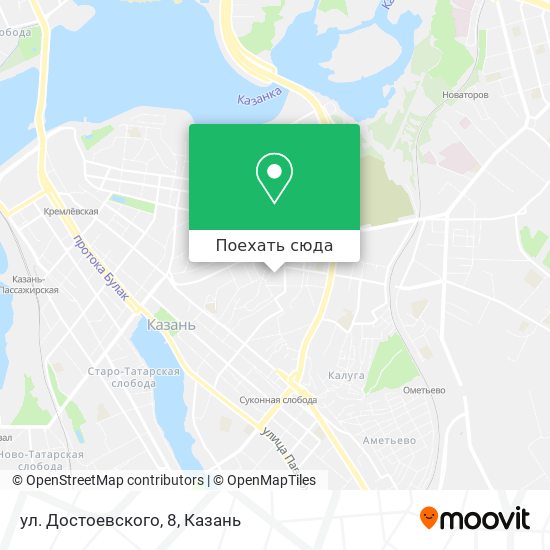 Карта ул. Достоевского, 8